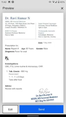 Prescription maker with drug d android App screenshot 4